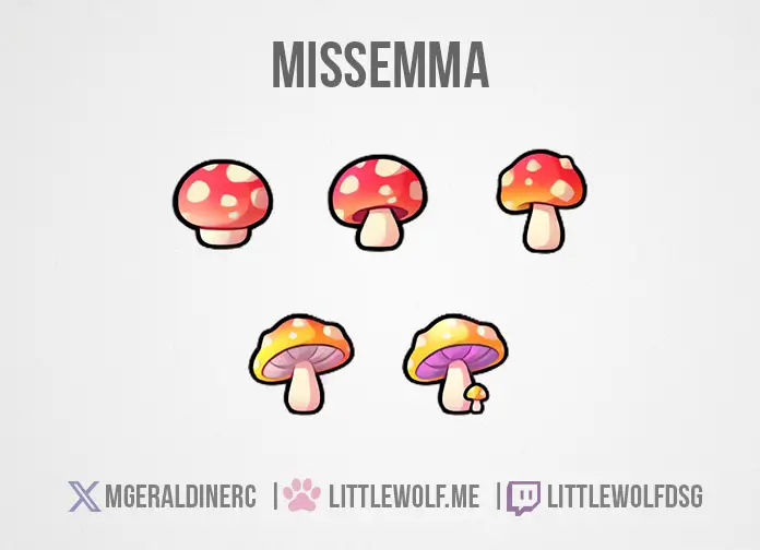 Custom Twitch Badges Commission for Streamer Missemma